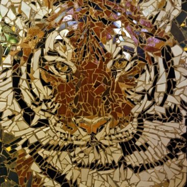 Tiger Mosaic by Artist Bonnie Lee Turner